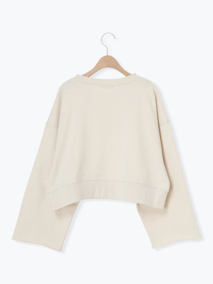 ◎ショート丈スウェット（ブラック/ピンク/ブラウン/キナリ）｜Samansa Mos2（サマンサ モスモス）通販