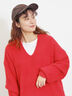 ◎シャギーキーネックニット（チャコールグレー/レッド/イエロー/ブルー/キナリ）｜Samansa Mos2（サマンサ モスモス）通販