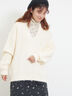 ◎シャギーキーネックニット（チャコールグレー/レッド/イエロー/ブルー/キナリ）｜Samansa Mos2（サマンサ モスモス）通販