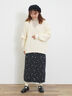 ◎シャギーキーネックニット（チャコールグレー/レッド/イエロー/ブルー/キナリ）｜Samansa Mos2（サマンサ モスモス）通販