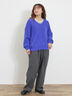 ◎シャギーキーネックニット（チャコールグレー/レッド/イエロー/ブルー/キナリ）｜Samansa Mos2（サマンサ モスモス）通販