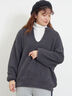 ◎シャギーキーネックニット（チャコールグレー/レッド/イエロー/ブルー/キナリ）｜Samansa Mos2（サマンサ モスモス）通販