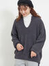◎シャギーキーネックニット（チャコールグレー/レッド/イエロー/ブルー/キナリ）｜Samansa Mos2（サマンサ モスモス）通販