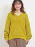 ◎シャギーキーネックニット（チャコールグレー/レッド/イエロー/ブルー/キナリ）｜Samansa Mos2（サマンサ モスモス）通販