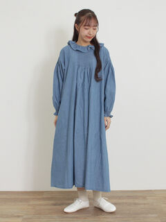 【新品タグ付】SM2 × kazumi フリルカラーワンピース　2way セール】 【kazumi×Samansa Mos2】フリルカラーワンピース