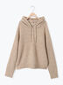フード付きヘンリーネックニット（グレー/ベージュ/ダークブラウン）｜Samansa Mos2（サマンサ モスモス）通販