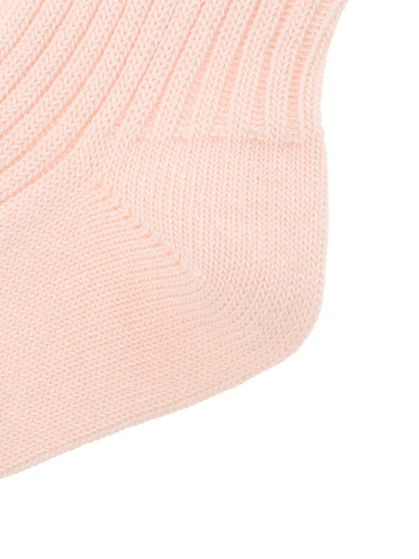 セール】 【リネン混】ショートリブソックス（ピンク/ベージュ/ミント