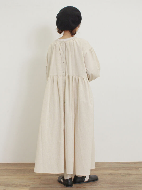 セール】 【S/Mサイズ】リボン付き柄アソート前後2WAYワンピース