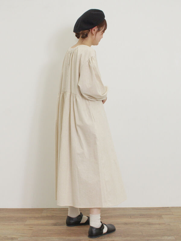 セール】 【S/Mサイズ】リボン付き柄アソート前後2WAYワンピース