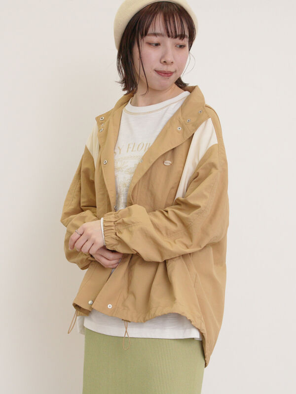 カオス ゴーダブルゾン パーカー リネン100% 麻 カーキ ベージュ モカ カオス ゴーダブルゾン パーカー リネン100% 麻 カーキ ベージュ モカ