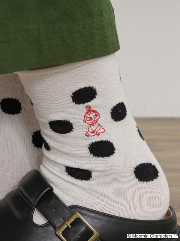 【MOOMIN × SamansaMos2】刺繍ソックス（オフホワイト）｜Samansa Mos2（サマンサ モスモス）通販