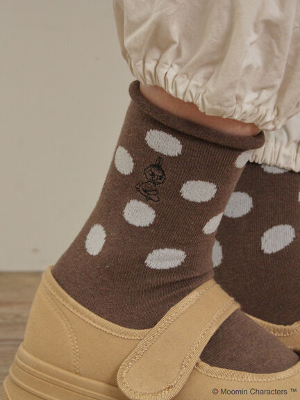 【MOOMIN × SamansaMos2】刺繍ソックス（オフホワイト/レッド/ブラウン/グリーン）｜Samansa Mos2（サマンサ モスモス）通販