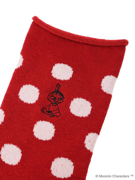 【MOOMIN × SamansaMos2】刺繍ソックス（オフホワイト/レッド/ブラウン/グリーン）｜Samansa Mos2（サマンサ モスモス）通販