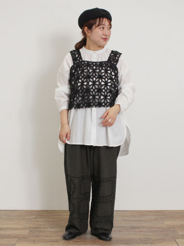 Samansa Mos2（サマンサ モスモス）の「35th SA刺繍パンツ