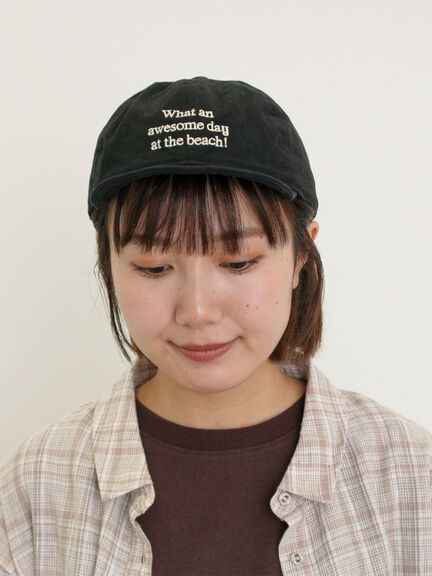 【消臭効果】ロゴ刺繍キャップ（ブラック/ベージュ/ブルー）｜Samansa Mos2（サマンサ モスモス）通販