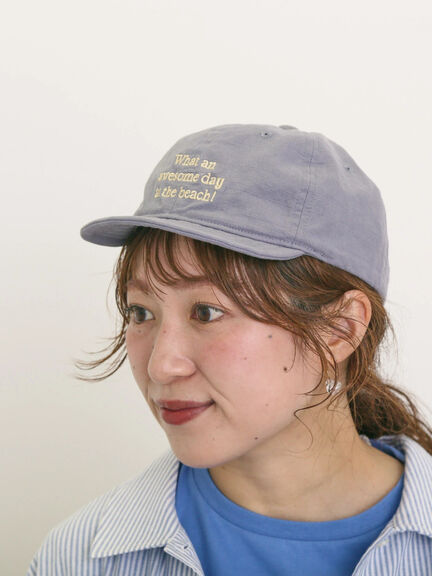 【消臭効果】ロゴ刺繍キャップ（ブラック/ベージュ/ブルー）｜Samansa Mos2（サマンサ モスモス）通販
