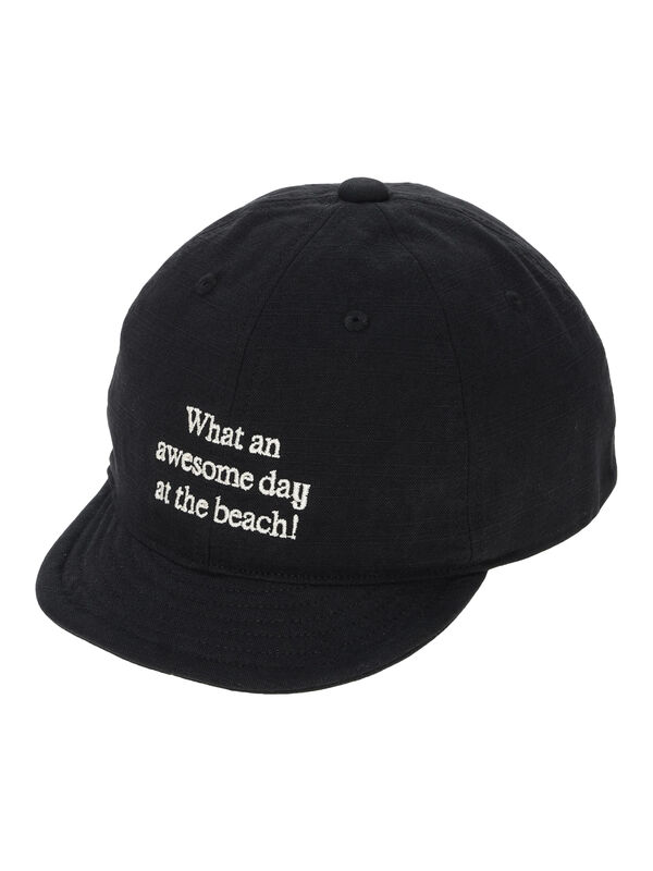 セール】 【消臭効果】ロゴ刺繍キャップ（ブラック/ベージュ/ブルー