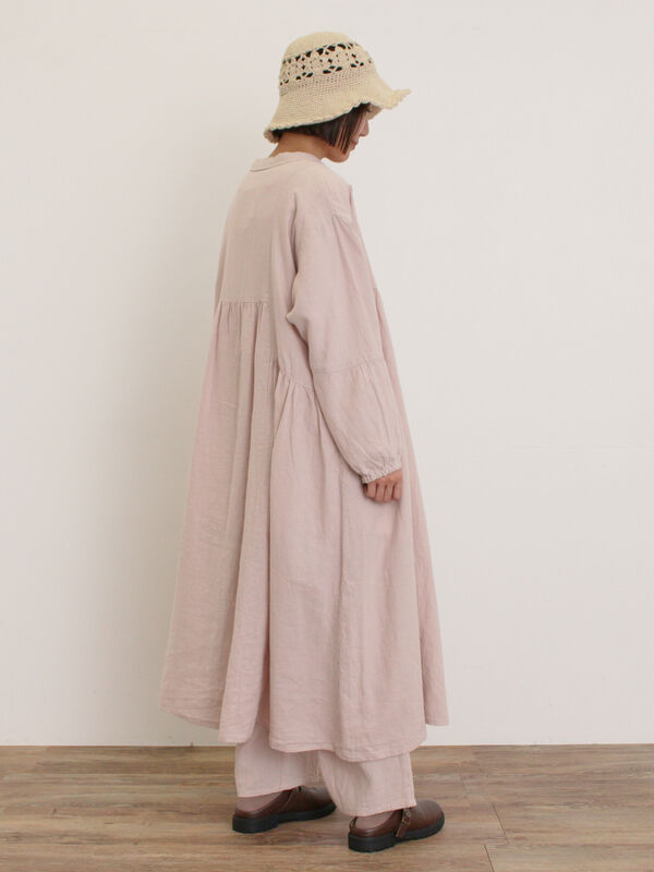 ワンピース　あおまるsama オープンショルダーライトタフタワンピース（膝丈/ミディ丈