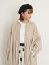 【Cross×Linen】ショールカラーワンピース ≪S/Mサイズ≫（オフホワイト/ピンク/ベージュ/サックスブルー/ブルー）｜Samansa Mos2（サマンサ モスモス）通販