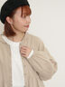 【Cross×Linen】ショールカラーワンピース ≪S/Mサイズ≫（オフホワイト/ピンク/ベージュ/サックスブルー/ブルー）｜Samansa Mos2（サマンサ モスモス）通販