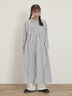 【Cross×Linen】ショールカラーワンピース ≪S/Mサイズ≫（オフホワイト/ピンク/ベージュ/サックスブルー/ブルー）｜Samansa Mos2（サマンサ モスモス）通販
