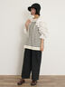 【Cross×Linen】サイドポケットパンツ ≪M/Lサイズ≫（ブラック/ピンク/ベージュ/ブルー）｜Samansa Mos2（サマンサ モスモス）通販