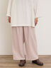【Cross×Linen】サイドポケットパンツ ≪M/Lサイズ≫（ブラック/ピンク/ベージュ/ブルー）｜Samansa Mos2（サマンサ モスモス）通販