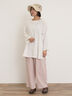 【Cross×Linen】サイドポケットパンツ ≪M/Lサイズ≫（ブラック/ピンク/ベージュ/ブルー）｜Samansa Mos2（サマンサ モスモス）通販