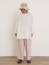 【Cross×Linen】サイドポケットパンツ ≪M/Lサイズ≫（ブラック/ピンク/ベージュ/ブルー）｜Samansa Mos2（サマンサ モスモス）通販
