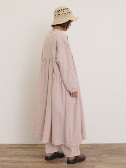 【Cross×Linen】サイドポケットパンツ ≪M/Lサイズ≫（ブラック/ピンク/ベージュ/ブルー）｜Samansa Mos2（サマンサ モスモス）通販