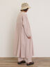 【Cross×Linen】サイドポケットパンツ ≪M/Lサイズ≫（ブラック/ピンク/ベージュ/ブルー）｜Samansa Mos2（サマンサ モスモス）通販