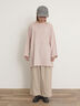 【Cross×Linen】サイドポケットパンツ ≪M/Lサイズ≫（ブラック/ピンク/ベージュ/ブルー）｜Samansa Mos2（サマンサ モスモス）通販
