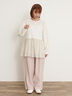 【Cross×Linen】サイドポケットパンツ ≪M/Lサイズ≫（ブラック/ピンク/ベージュ/ブルー）｜Samansa Mos2（サマンサ モスモス）通販