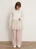 【Cross×Linen】サイドポケットパンツ ≪M/Lサイズ≫（ブラック/ピンク/ベージュ/ブルー）｜Samansa Mos2（サマンサ モスモス）通販