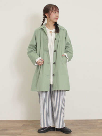 【Cross×Linen】サイドポケットパンツ ≪M/Lサイズ≫（ブラック/ピンク/ベージュ/ブルー）｜Samansa Mos2（サマンサ モスモス）通販