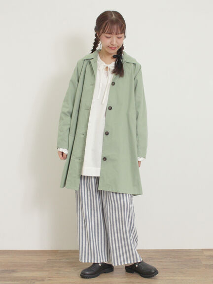 【Cross×Linen】サイドポケットパンツ ≪M/Lサイズ≫（ブラック/ピンク/ベージュ/ブルー）｜Samansa Mos2（サマンサ モスモス）通販