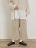 【Cross×Linen】サイドポケットパンツ ≪M/Lサイズ≫（ブラック/ピンク/ベージュ/ブルー）｜Samansa Mos2（サマンサ モスモス）通販