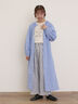 【Cross×Linen】サイドポケットパンツ ≪M/Lサイズ≫（ブラック/ピンク/ベージュ/ブルー）｜Samansa Mos2（サマンサ モスモス）通販