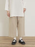【Cross×Linen】サイドポケットパンツ ≪M/Lサイズ≫（ブラック/ピンク/ベージュ/ブルー）｜Samansa Mos2（サマンサ モスモス）通販
