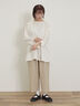 【Cross×Linen】サイドポケットパンツ ≪M/Lサイズ≫（ブラック/ピンク/ベージュ/ブルー）｜Samansa Mos2（サマンサ モスモス）通販