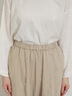 【Cross×Linen】サイドポケットパンツ ≪M/Lサイズ≫（ブラック/ピンク/ベージュ/ブルー）｜Samansa Mos2（サマンサ モスモス）通販