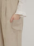 【Cross×Linen】サイドポケットパンツ ≪M/Lサイズ≫（ブラック/ピンク/ベージュ/ブルー）｜Samansa Mos2（サマンサ モスモス）通販