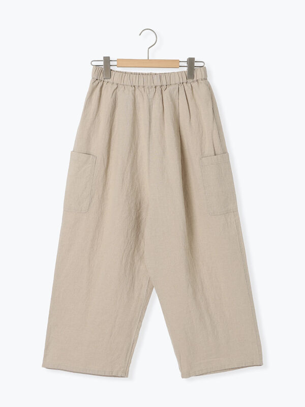 サマンサモスモスパンツ　【CrossxLinen】サイドポケットパンツ セール】 【Cross×Linen】サイドポケットパンツ ≪M/Lサイズ