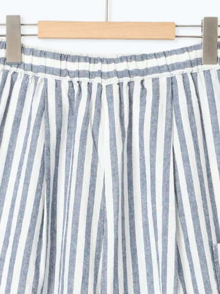 【Cross×Linen】サイドポケットパンツ ≪M/Lサイズ≫（ブラック/ピンク/ベージュ/ブルー）｜Samansa Mos2（サマンサ モスモス）通販