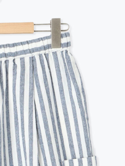 【Cross×Linen】サイドポケットパンツ ≪M/Lサイズ≫（ブラック/ピンク/ベージュ/ブルー）｜Samansa Mos2（サマンサ モスモス）通販