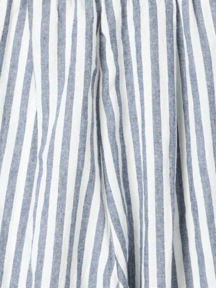 【Cross×Linen】サイドポケットパンツ ≪M/Lサイズ≫（ブラック/ピンク/ベージュ/ブルー）｜Samansa Mos2（サマンサ モスモス）通販