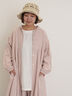 【Cross×Linen】フリルカラーブラウス（オフホワイト/ピンク/ベージュ/サックスブルー/ブルー）｜Samansa Mos2（サマンサ モスモス）通販