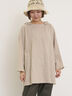 【Cross×Linen】フリルカラーブラウス（オフホワイト/ピンク/ベージュ/サックスブルー/ブルー）｜Samansa Mos2（サマンサ モスモス）通販