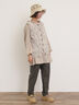 【Cross×Linen】フリルカラーブラウス（オフホワイト/ピンク/ベージュ/サックスブルー/ブルー）｜Samansa Mos2（サマンサ モスモス）通販