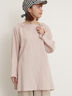 【Cross×Linen】フリルカラーブラウス（オフホワイト/ピンク/ベージュ/サックスブルー/ブルー）｜Samansa Mos2（サマンサ モスモス）通販